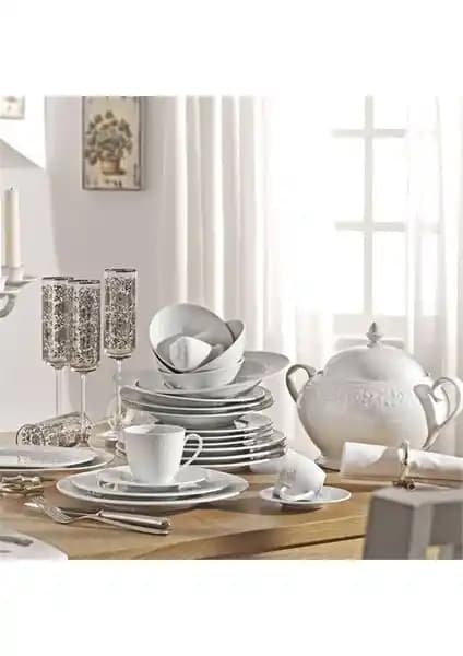Kütahya Porselen Açelya 83 Parça Yemek Takımı Şıklık ve Fonksiyonellik Bir Arada