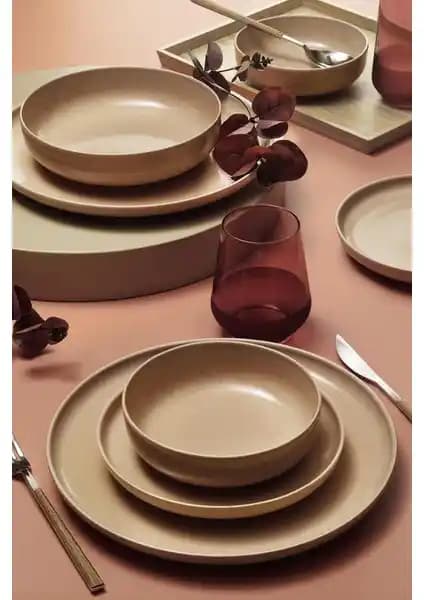 Kütahya Porselen Moderna 16 Parça Dört Kişilik Yüksek Kalite Yemek Takımı