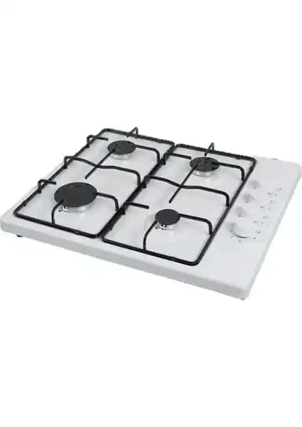 Luxell LX-420 F Beyaz Dört Gözlü Gazlı Ocak Modern ve Güvenli Mutfak Tasarımı