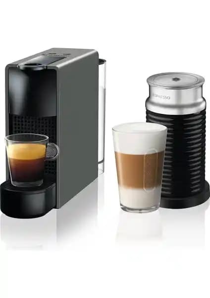 Nespresso C35 Essenza Mini Gri Kahve Makinesi ve Süt Köpürtücü Aksesuarı İncelemesi