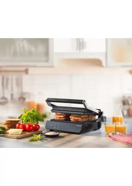 Onvo OVTST01 5 Hazır Programlı LED Ekranlı Çok Fonksiyonlu Tost Makinesi