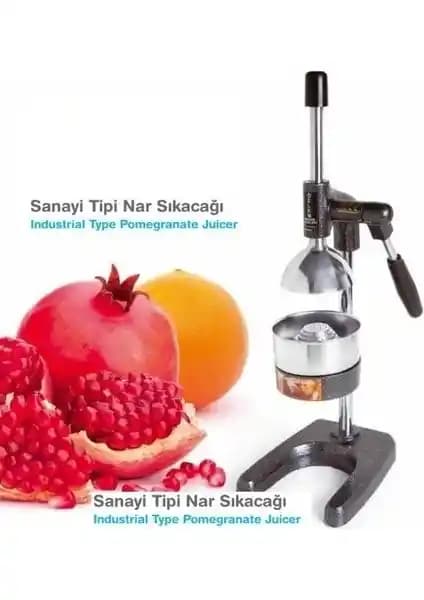 Özlem Sanayi Kollu Meyve Presi Portakal Nar Sıkma Makinesi Özellikleri ve Kullanım Alanları