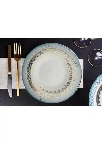 Porland Mahpeyker 60 Parça 12 Kişilik Yemek Takımı Modern ve Şık Tasarımıyla Öne Çıkar