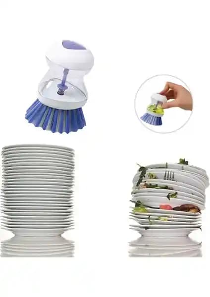 Pratik Deterjan Hazneli Bulaşık Fırçası ile Mutfak Temizliği Kolaylaşıyor