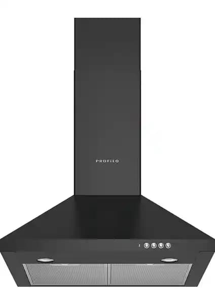 Profilo DVP6C460 Siyah Duvar Tipi Davlumbaz: Estetik ve Performans Odaklı Mutfak Çözümü