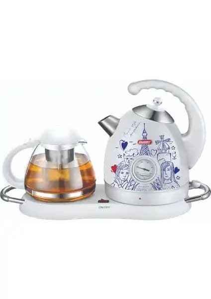 Queen Teachat Paris Çay Seti Modern Tasarım ve Fonksiyonellik ile Çay Keyfini Artırır