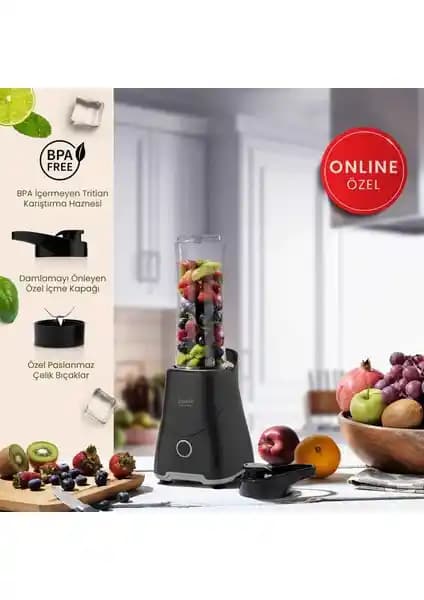 Schafer Stormy Kişisel Blender Antrasit: Güçlü ve Pratik Çözüm Sunan Modern Tasarım