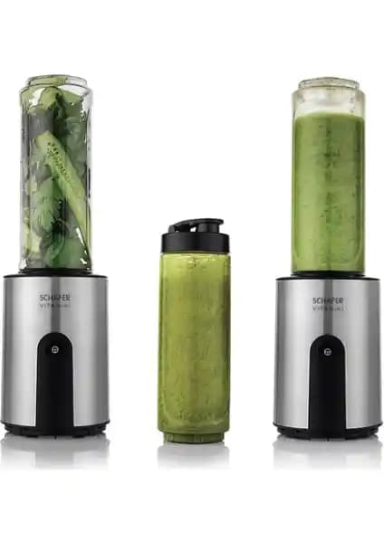 Schafer Vita Mini Blender 4 Parça Inox: Şık ve Pratik Mutfak Çözümü