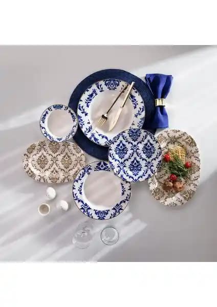 Schafer Volte 55 Parça Porselen Yemek Takımı Modern ve Şık Tasarımıyla