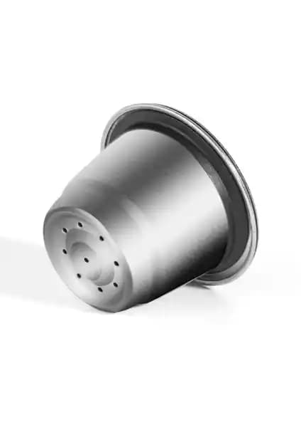 Schulzz Nespresso Düz Çelik Tekrar Doldurulabilir Kahve Kapsülü - Dayanıklı ve Ekonomik Kullanım