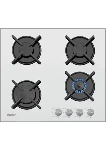 Simfer 3036 Dg Gaz Emniyetli Beyaz Cam Setüstü Ocak İncelemesi ve Özellikleri