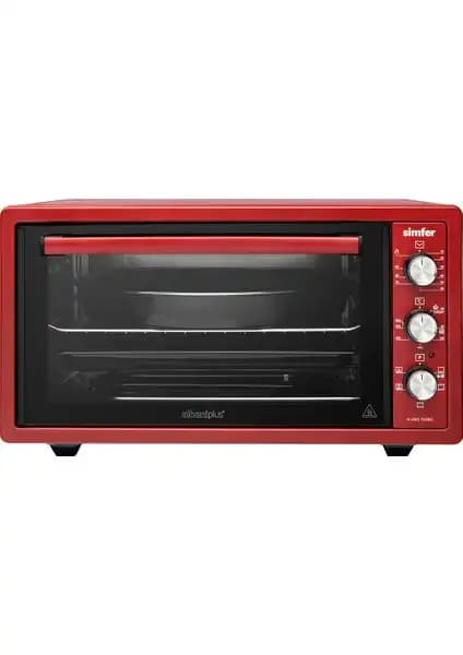 Simfer 4505 45 Lt Midi Fırın Kırmızı: Çok Fonksiyonlu ve Şık Mutfak Arkadaşı