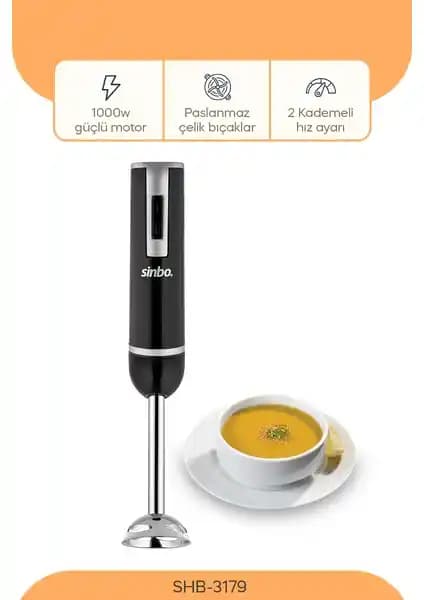 Sinbo El Blender SHB3179 İncelemesi: Güçlü Motor ve Pratik Kullanım Özellikleri
