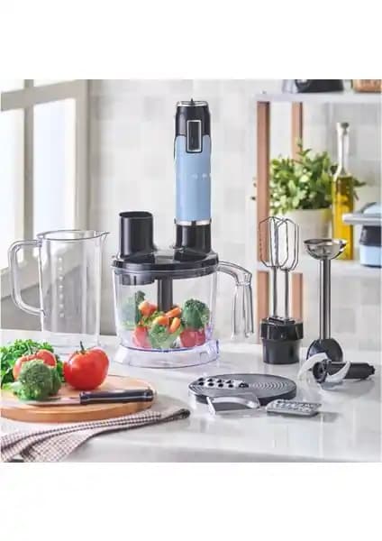 Sinbo SHB-3178 1000 W El Blender Seti: Güçlü ve Şık Mutfak Aletleri Çift Kapasiteli Hazneleriyle