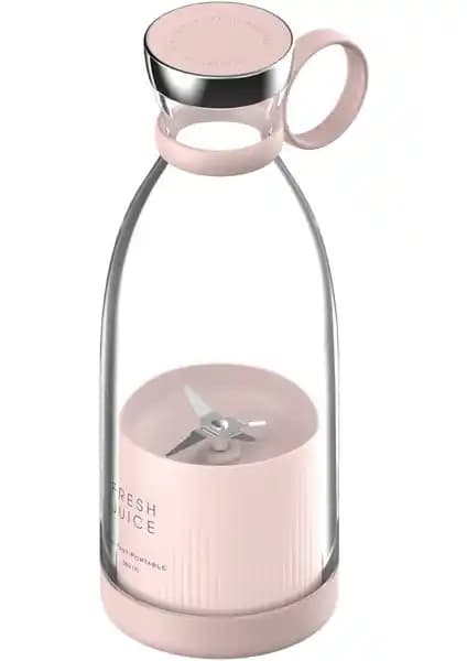 Yongtai YJ Meet Elektrikli Smoothie Blender Pembe: Taşınabilir ve Kablosuz Kullanım Özelliğiyle