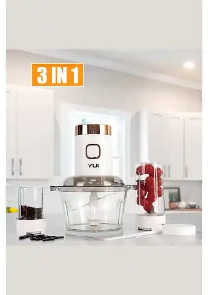 Yui M-2001 3'ü 1 Arada Rondo Seti: Modern ve Çok Fonksiyonlu Mutfak Aleti