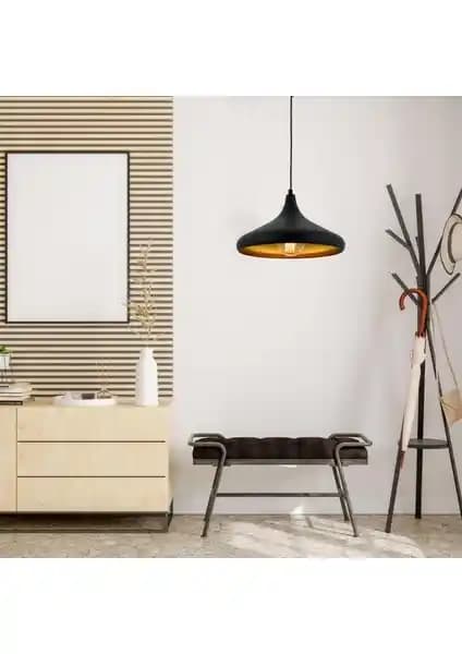 Apliqa Pera Siyah Modern Retro Sarkıt Avize ile İç Mekan Dekorasyonunuza Şıklık Katın