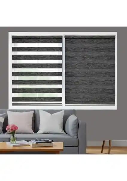 Blind-X Siyah Bambu Stor Zebra ve Brillant Ekru Zebra Perde Karşılaştırması