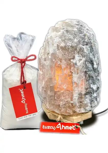 Çankırı Doğal Tuz Lambası 3-4 kg Estetik ve Sağlık Faydalarıyla Modern Dekorasyon