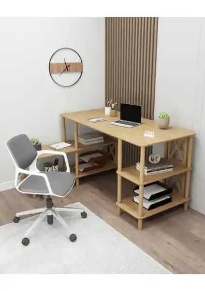 Cmd Wood LEGNO Çalışma Masası: Modern ve Çok Yönlü Tasarım ile Ofis ve Ev Kullanımı