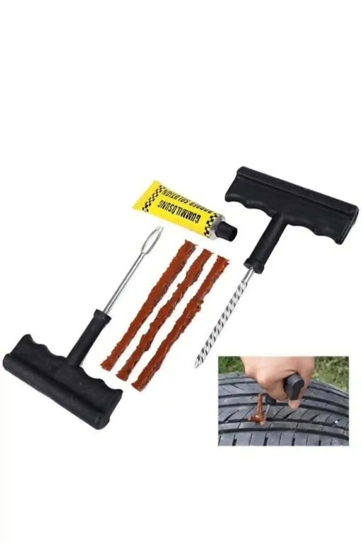 Genel Markalar Lastik Tamir Fitil Seti (Tubeless) - Pratik ve Dayanıklı Lastik Tamir Çözümü