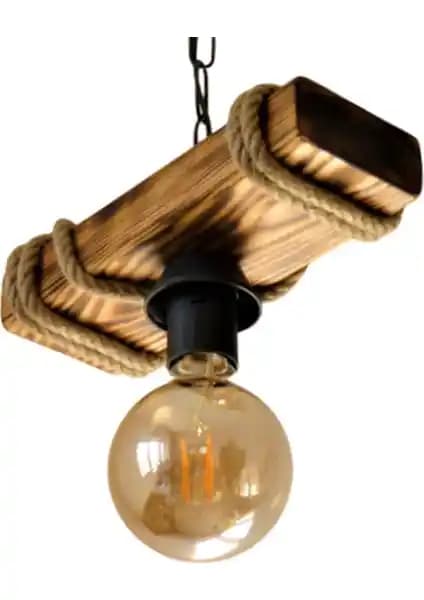 Hüma Tasarım Rustik Nigrum ve Morvizyon Dekoratif Ahşap Avize Karşılaştırması