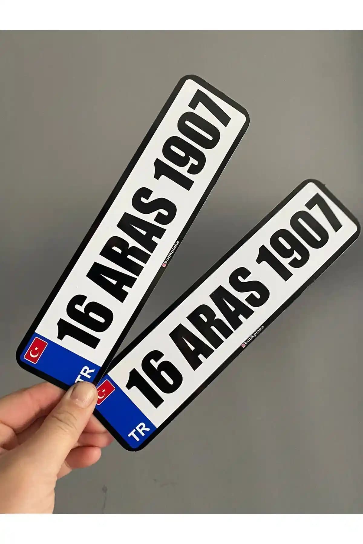 Kişiye Özel Metal Plaka Akın Otomotiv: Dayanıklı ve Estetik Çözüm