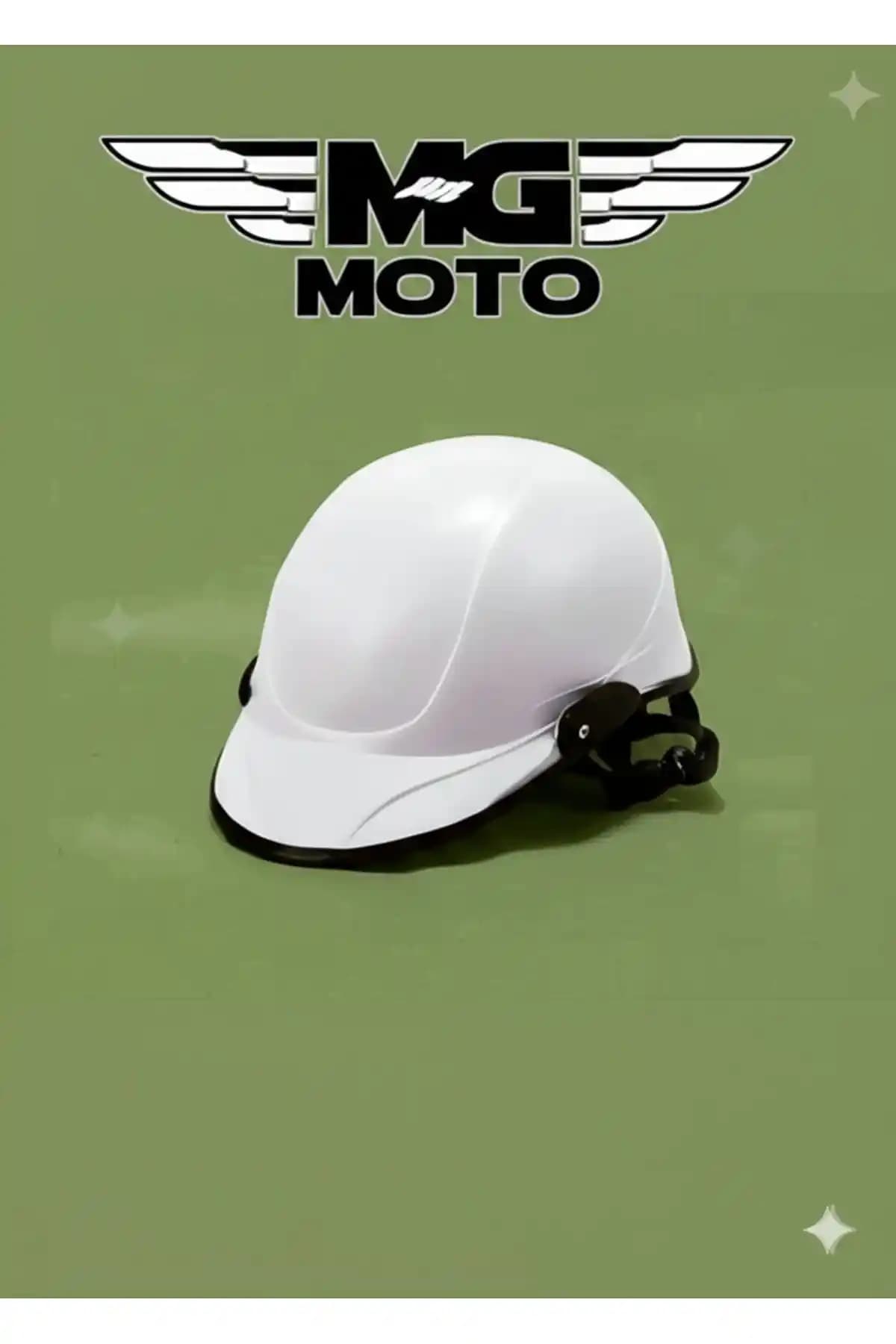 MG MOTO Beyaz Motosiklet Kaskı Güvenlik ve Estetiği Bir Arada Sunar