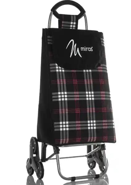 Miras M-107 LUX Üçteker Ekoşe Pazar Arabası: Dayanıklı ve Pratik Alışveriş Çözümü