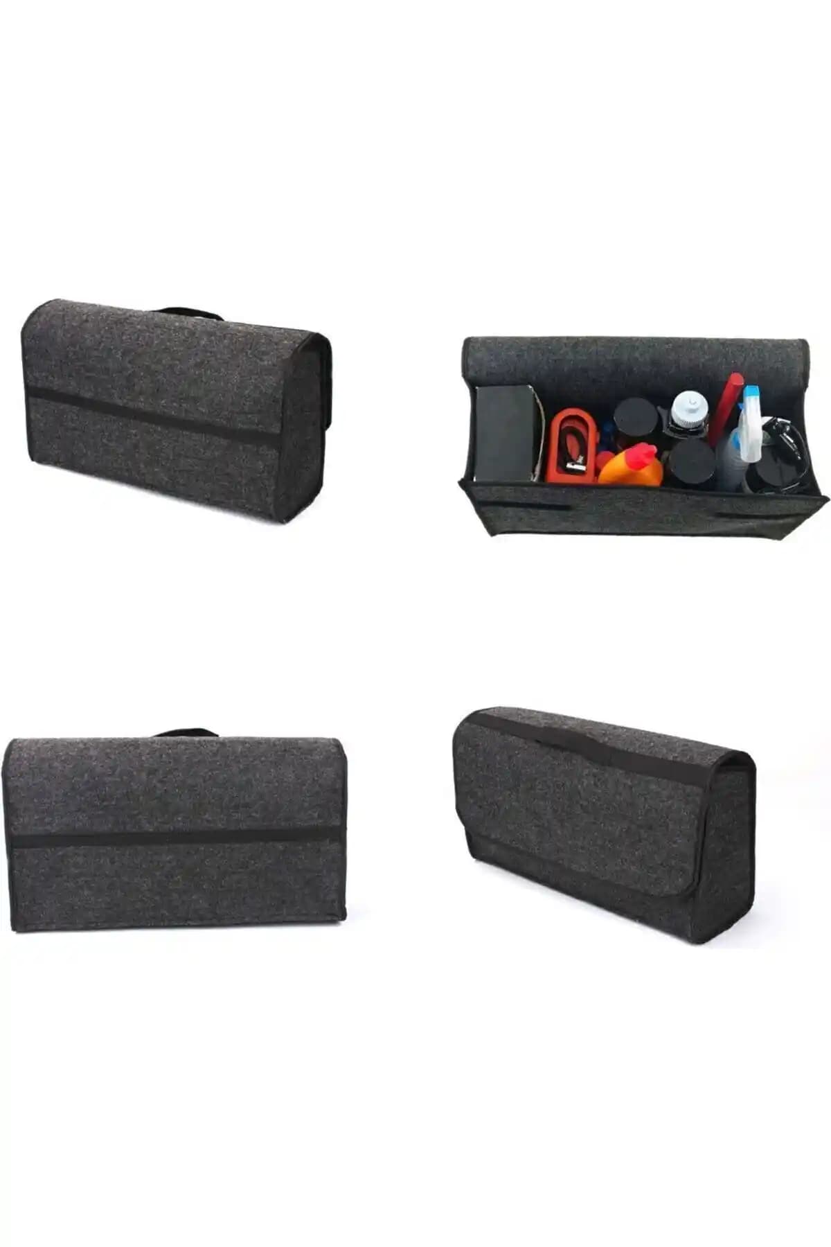 Ottoman Center Keçe Bagaj Düzenleyici Çanta: Araç İçin Pratik ve Dayanıklı Organizatör