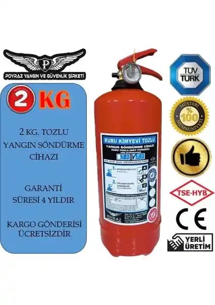 Poyraz Yangın Söndürme Tüpü: Güvenilir ve Kullanımı Kolay Yangın Güvenliği Çözümü