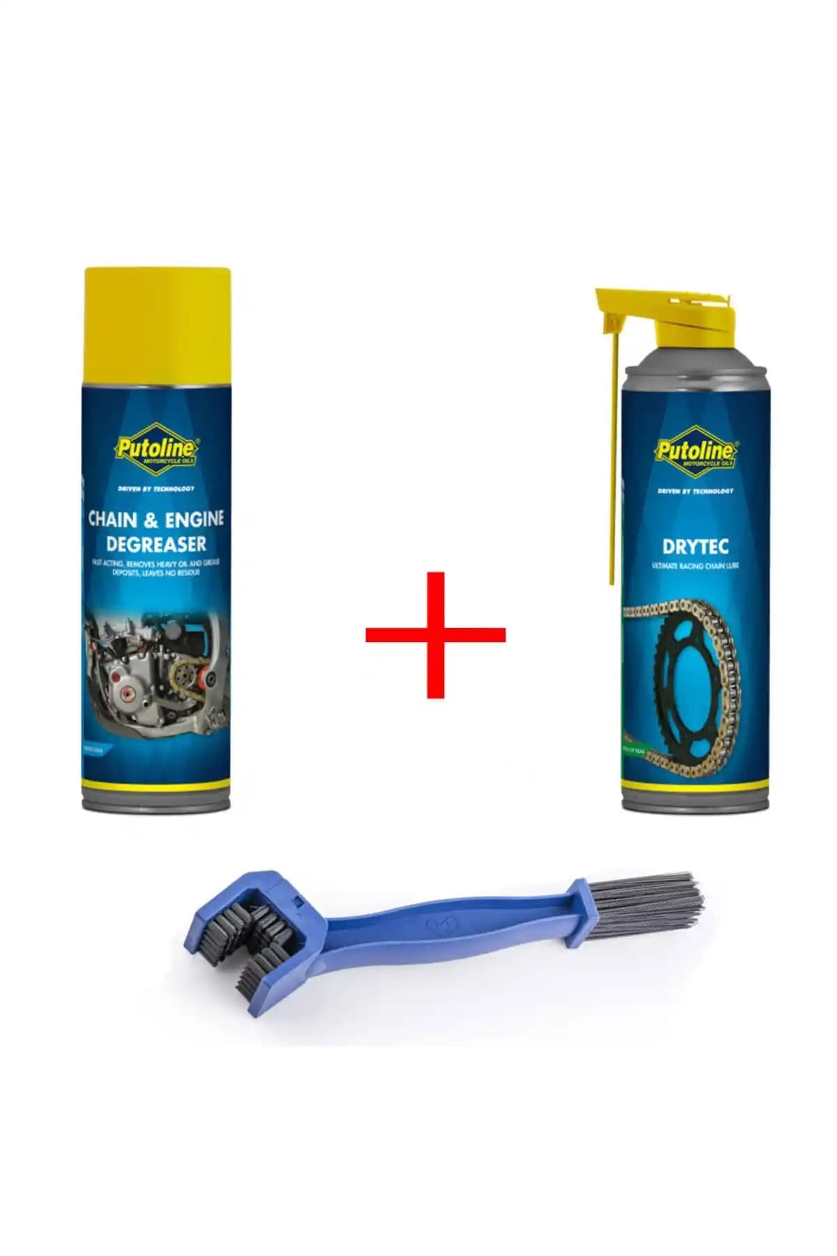 Putoline Zincir ve Motor Temizleyici ile Drytec Zincir Yağı: Motosiklet Bakımında Yenilikçi Çözümler