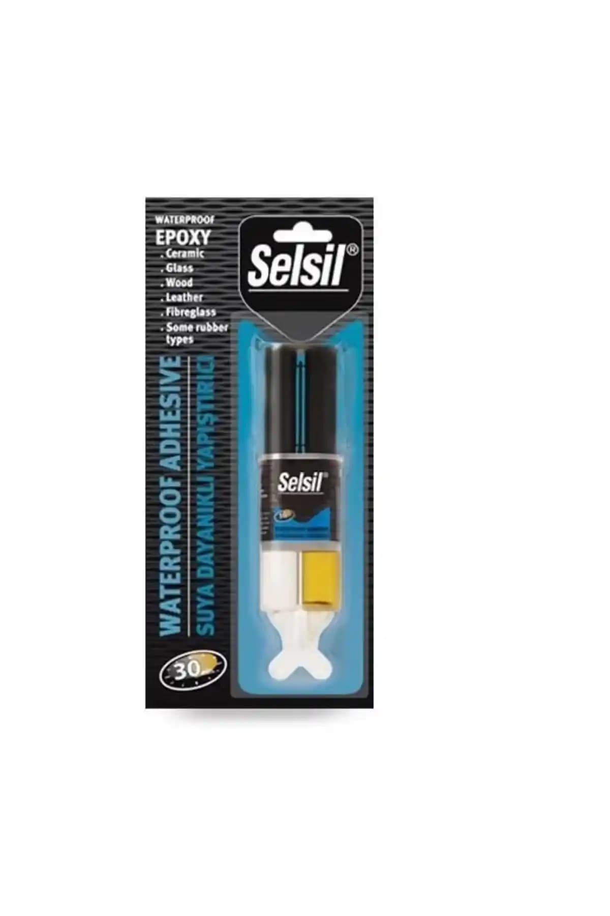 Selsil Suya Dayanıklı Epoksi Enjektör Yapıştırıcı 28gr Güçlü ve Dayanıklı Çözüm