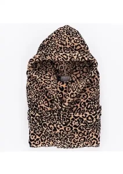 Soley Panthera Pamuk Kadın ve Erkek Bornozları Doğadan İlham Alan Şıklık ve Konfor