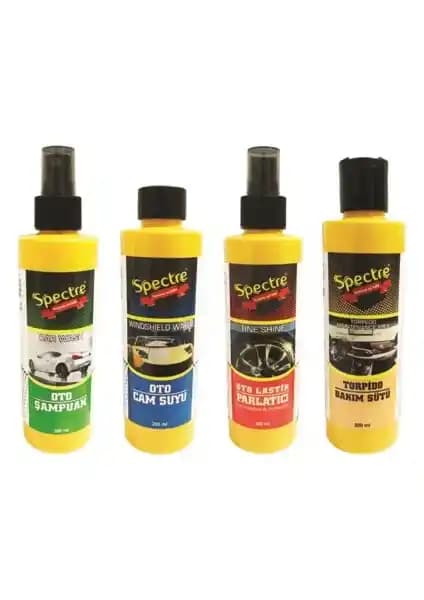 Spectre Araç Bakım Seti: Çok Yönlü ve Güçlü Otomobil Temizlik ve Koruma Çözümü