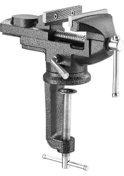 Steiner Alman 60 mm Dönerli Paslanmaz Çelik Mini Masa ve Tezgah Mengenesi Özellikleri