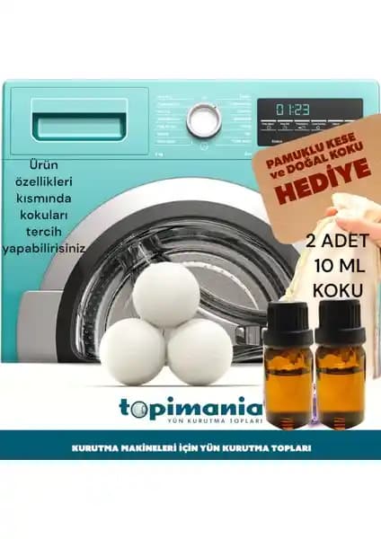 Topimania Doğal Yün Kurutma Topları: Sağlıklı ve Çevre Dostu Kurutma Çözümü