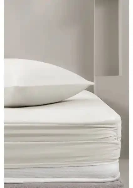 Yataş Bedding Noah Lastikli Çarşaf Ekru 150x200 cm Yatak Koruyucu ve Dekoratif Ürün