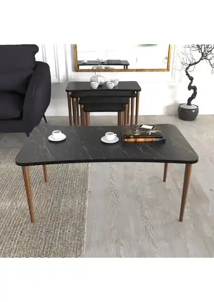 Zuesse Dizayn Aleyna Ortası ve Zigon Sehpa Seti: Estetik ve Fonksiyonellik Bir Arada