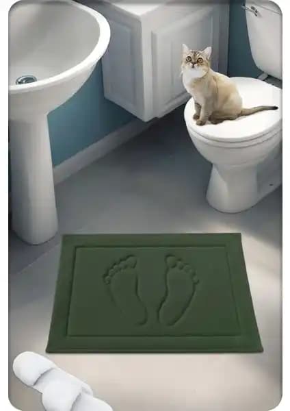 %100 Pamuk Doğal ve Sürdürülebilir Banyo Paspası - Çevre Dostu ve Estetik Tasarım