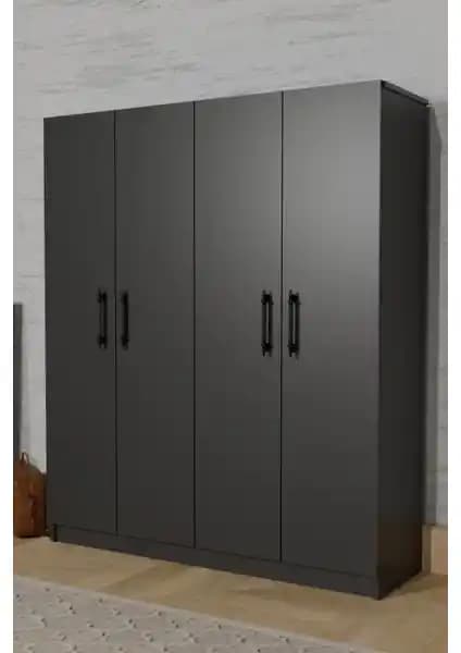 Aeka AE-1054 Arena Antrasit Gardrop: Modern ve İşlevsel Depolama Çözümü