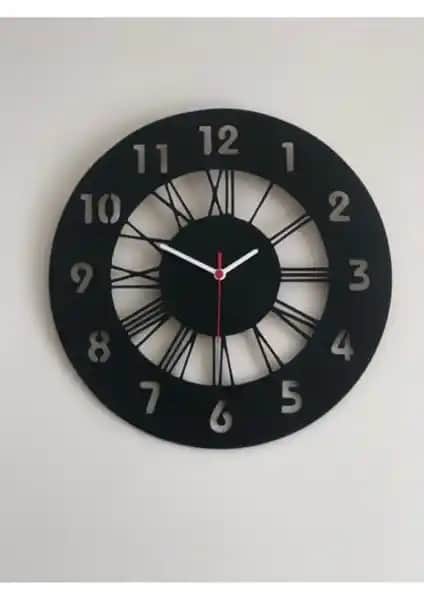 Ahşap Dekoratif Duvar Saati: Modern ve Şık Tasarımıyla Ev ve Ofis Dekorasyonu