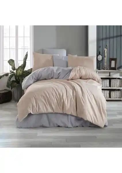 Almira Çift Kişilik Pamuklu Nevresim Takımı: Şık ve Dayanıklı Yatak Dekorasyonu Seçeneği