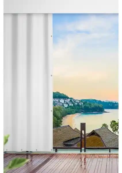 Altın Pamuk Balkon Perdesi Enxboy Seçenekleri ile Estetik ve Dayanıklı Tasarım