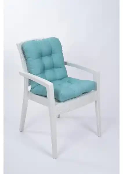 Altınpamuk Candy Mint Pofidik Arkalıklı Sandalye Minderi Şıklık ve Konfor Sunar