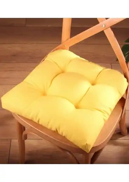 Altınpamuk Gold Sarı Renk Sandalye Minderi: Şıklık ve Konfor Sunan Kaliteli Tasarım