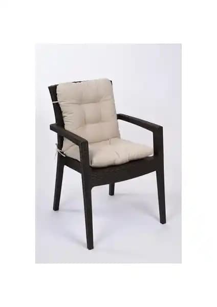 Altınpamuk Neva Bej Pofidik Sandalye Minderi: Şık ve Konforlu Oturma Aksesuarı