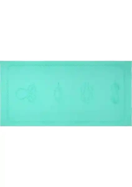 Anemoss Gemici Bağları Plaj Havlusu Mint Yeşili Yüksek Kalite ve Şık Tasarım