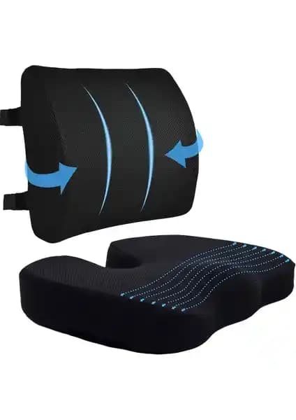 Ankaflex Visco Cocix Oturma Minderi Bel Destekleyici Ergonomik Tasarım