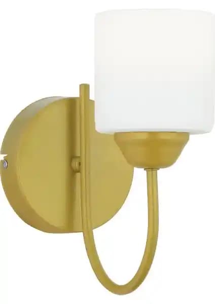 Apliqa Esila Gold Boyalı Duvar Lambası Modern ve Şık Tasarımıyla Uyum Sağlar